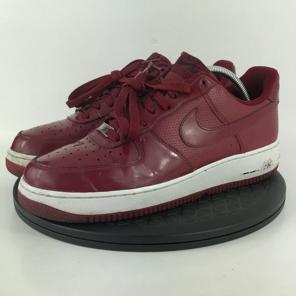Nike Other - Nike Air Force 1 Crimson Red Patent Leather 315122-601 Men's Size 9.5